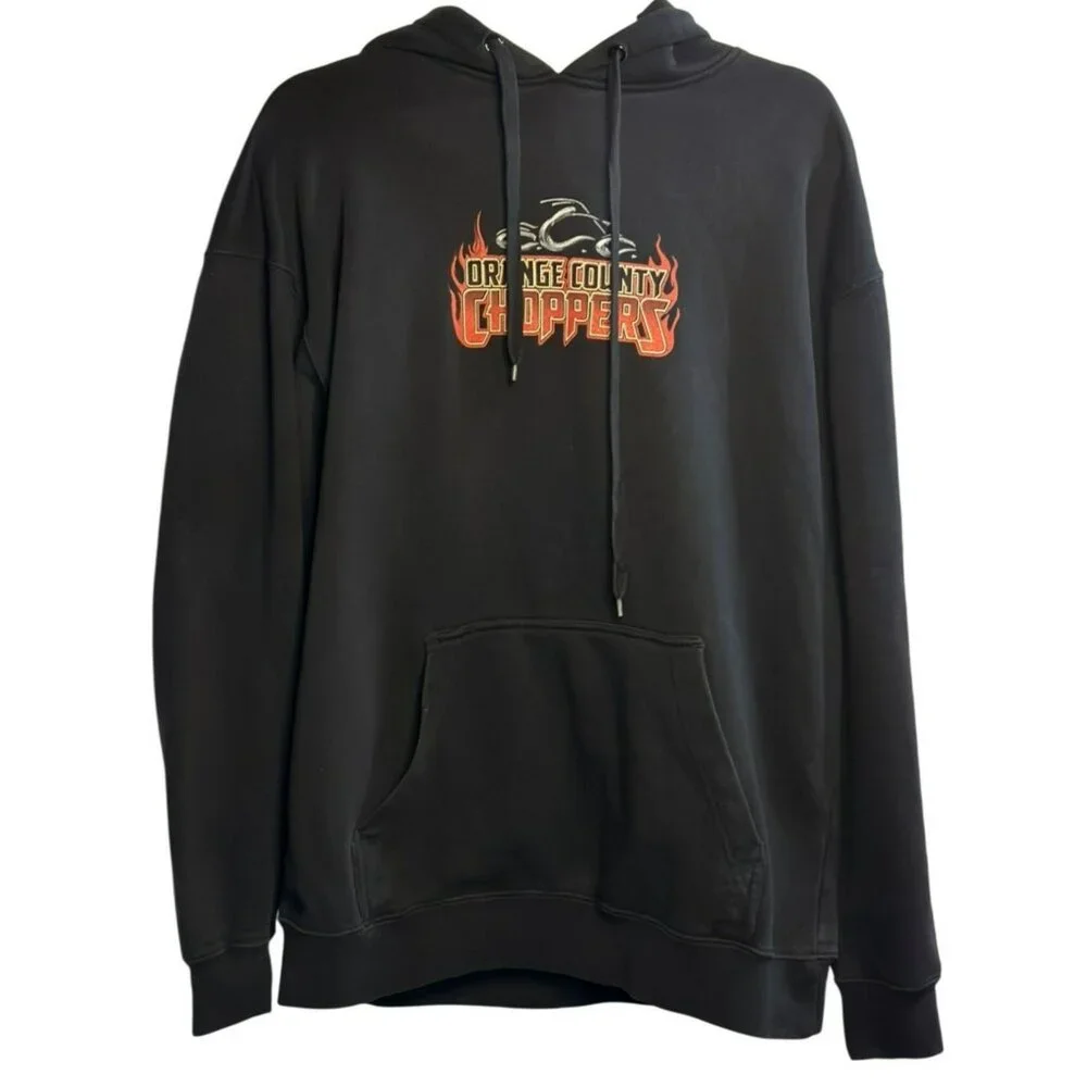 Orange County Choppers Hoodie – Winged Flaming‎ Rider Graphic Pullover 21